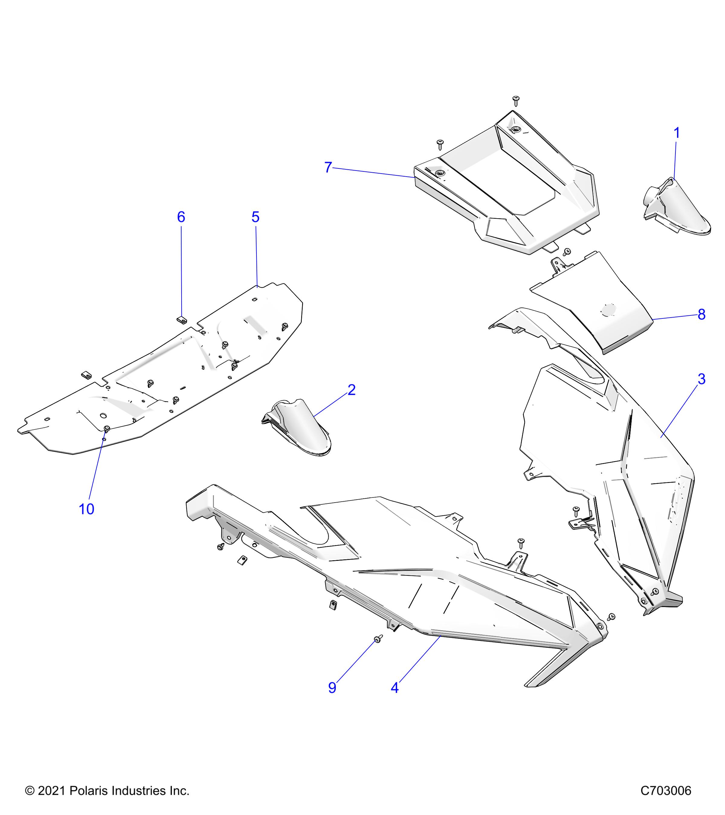 Part Number : 5456017-647 NOSE-CONE BASE PAINT O.BURST