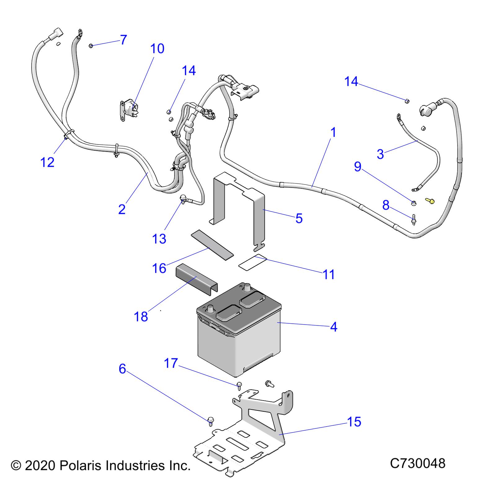 Part Number : 5455590-070 COVER SEATBASE BATTERY EU BLK