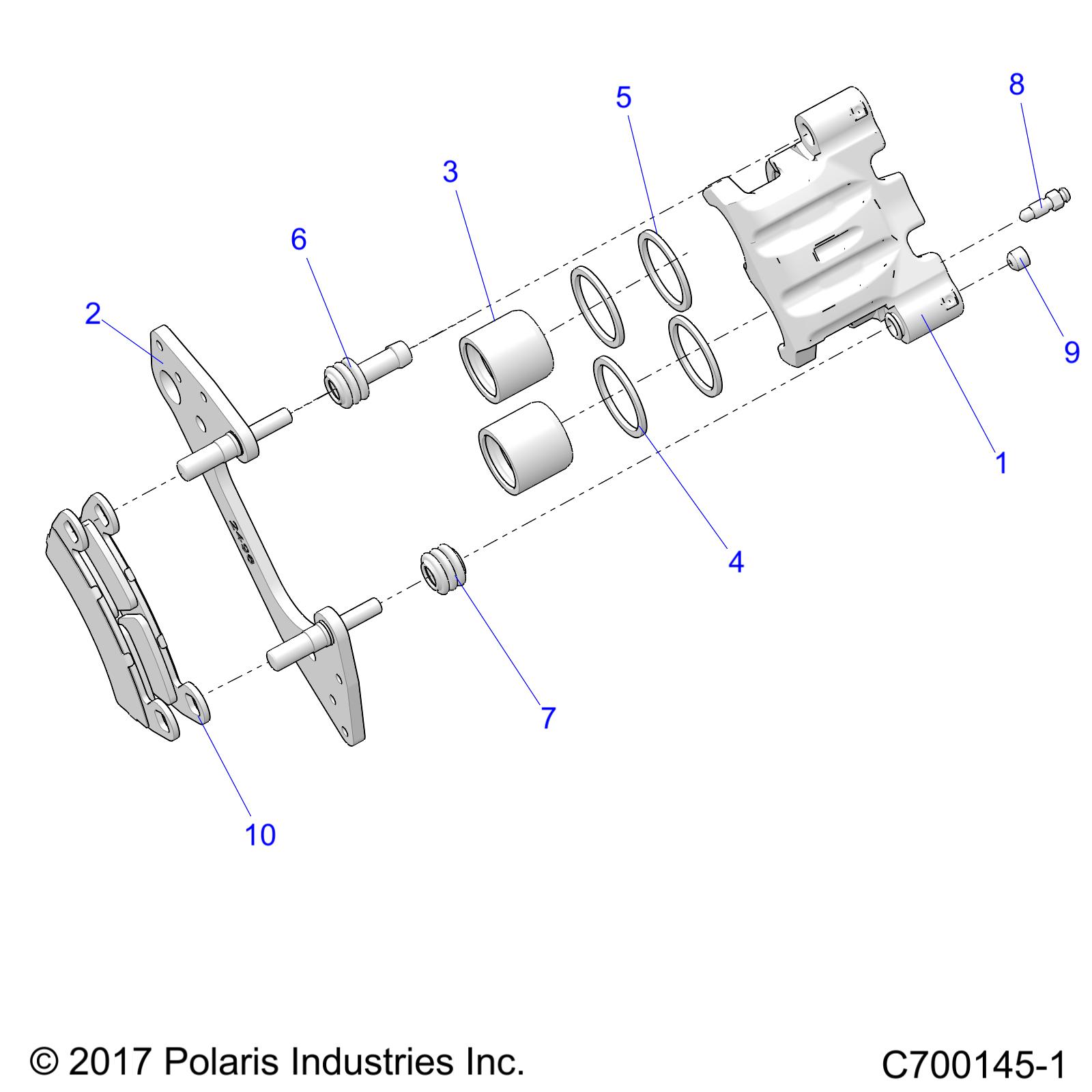 Part Number : 1912278 CALIPER ASSEMBLY  RIGHT  DB1.1