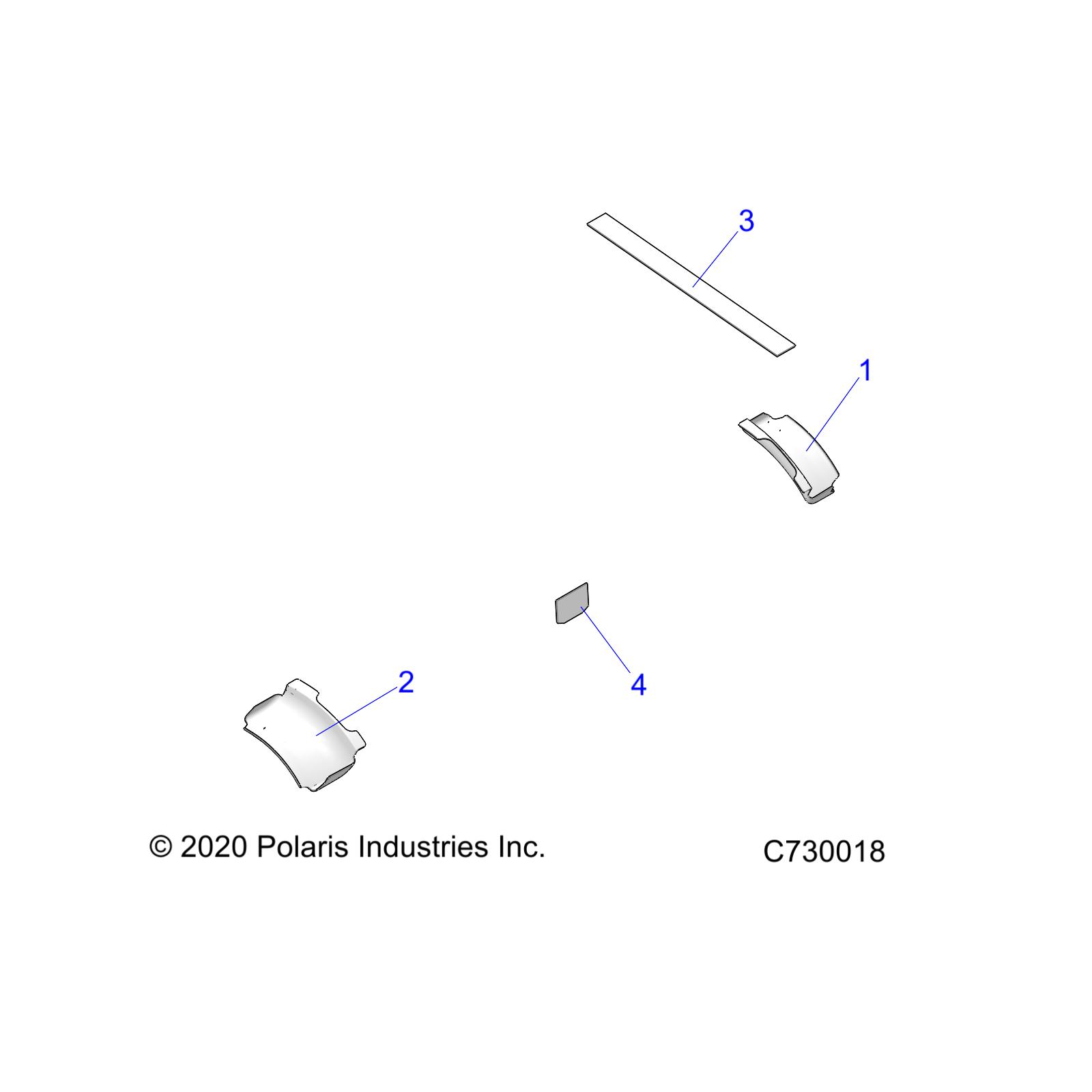 Foto diagrama Polaris que contem a peça 5454980-070