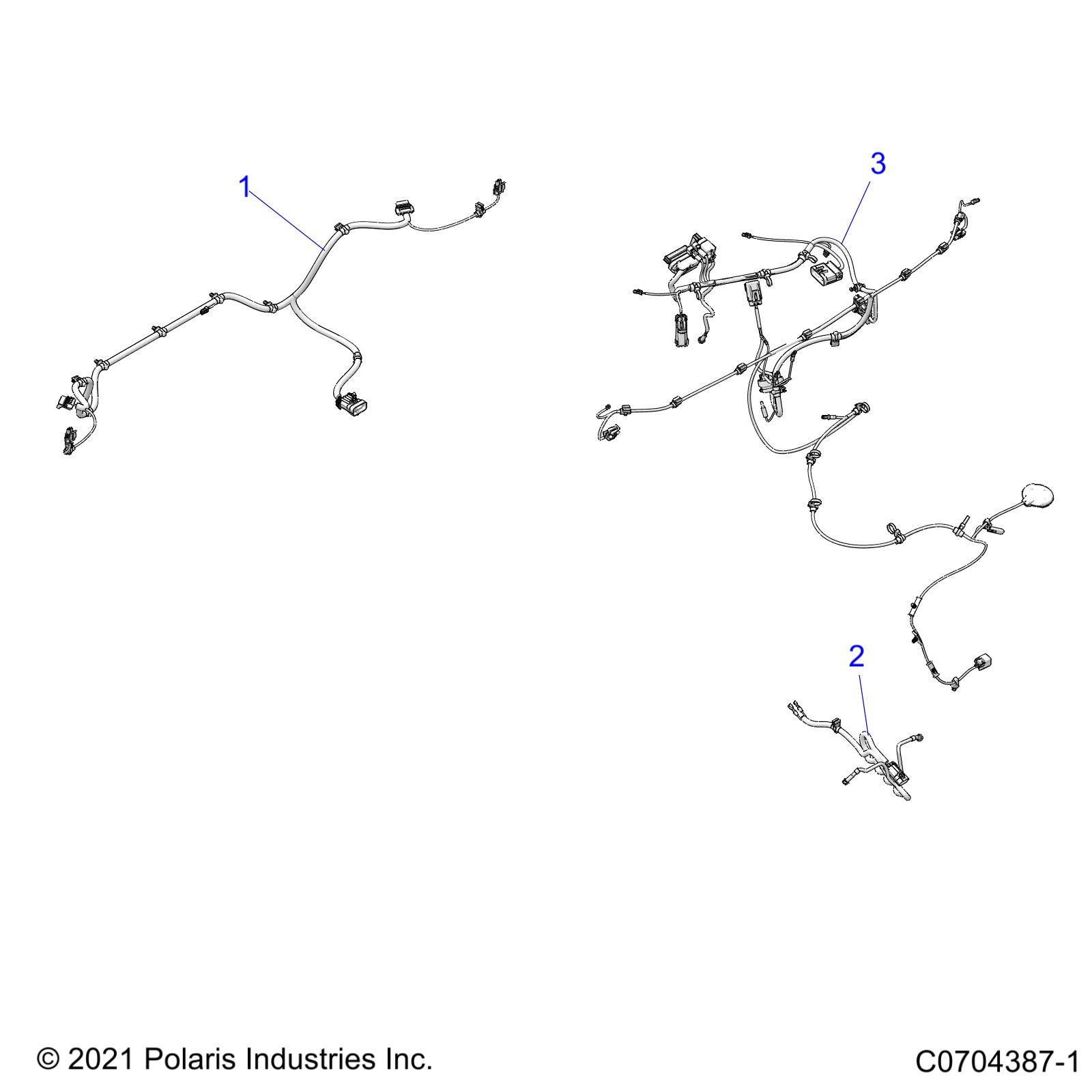 Part Number : 2415759 HARN-RIDE CMND