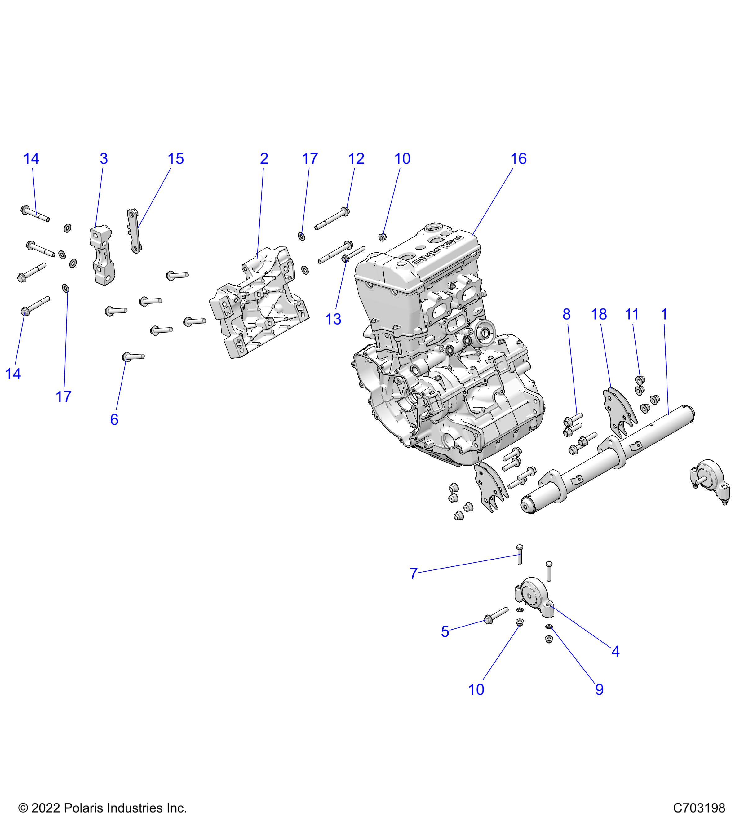 Part Number : 5257952 ENGINE MOUNT BRACKET