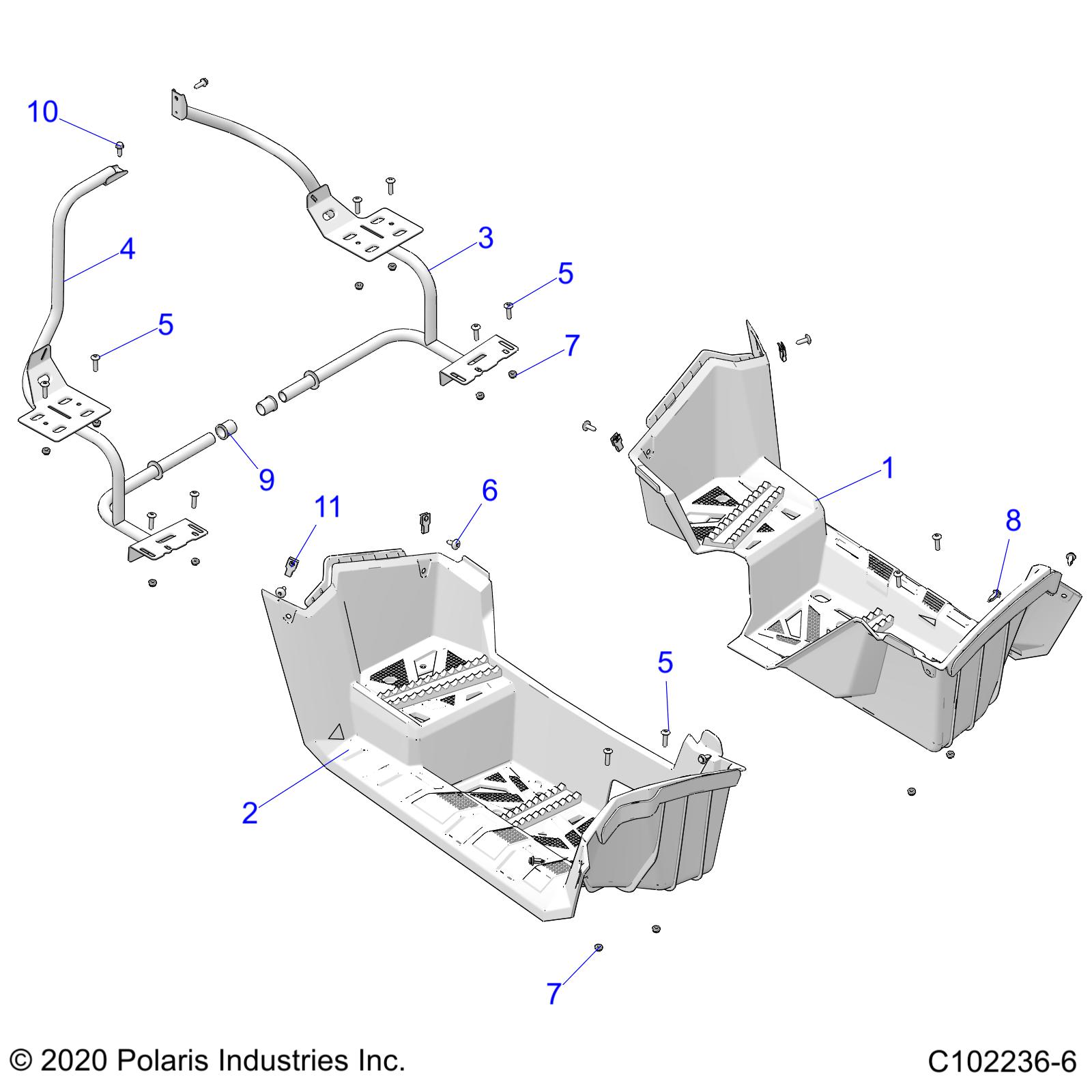 Part Number : 1024522-329 WELD-PASS FOOTWELL LH E-COAT