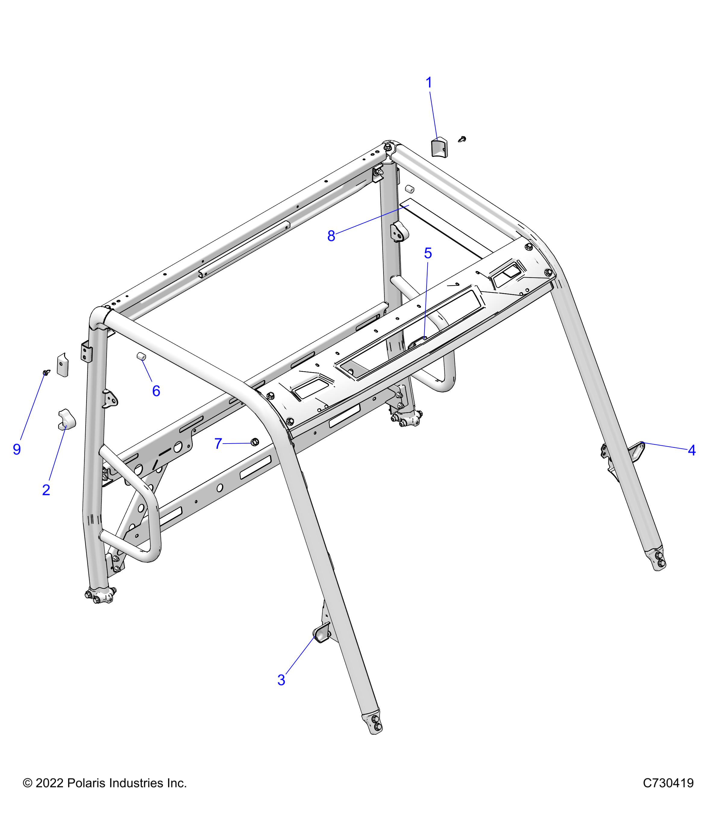 Part Number : 5522224-03 PAD-STRAP 75X53