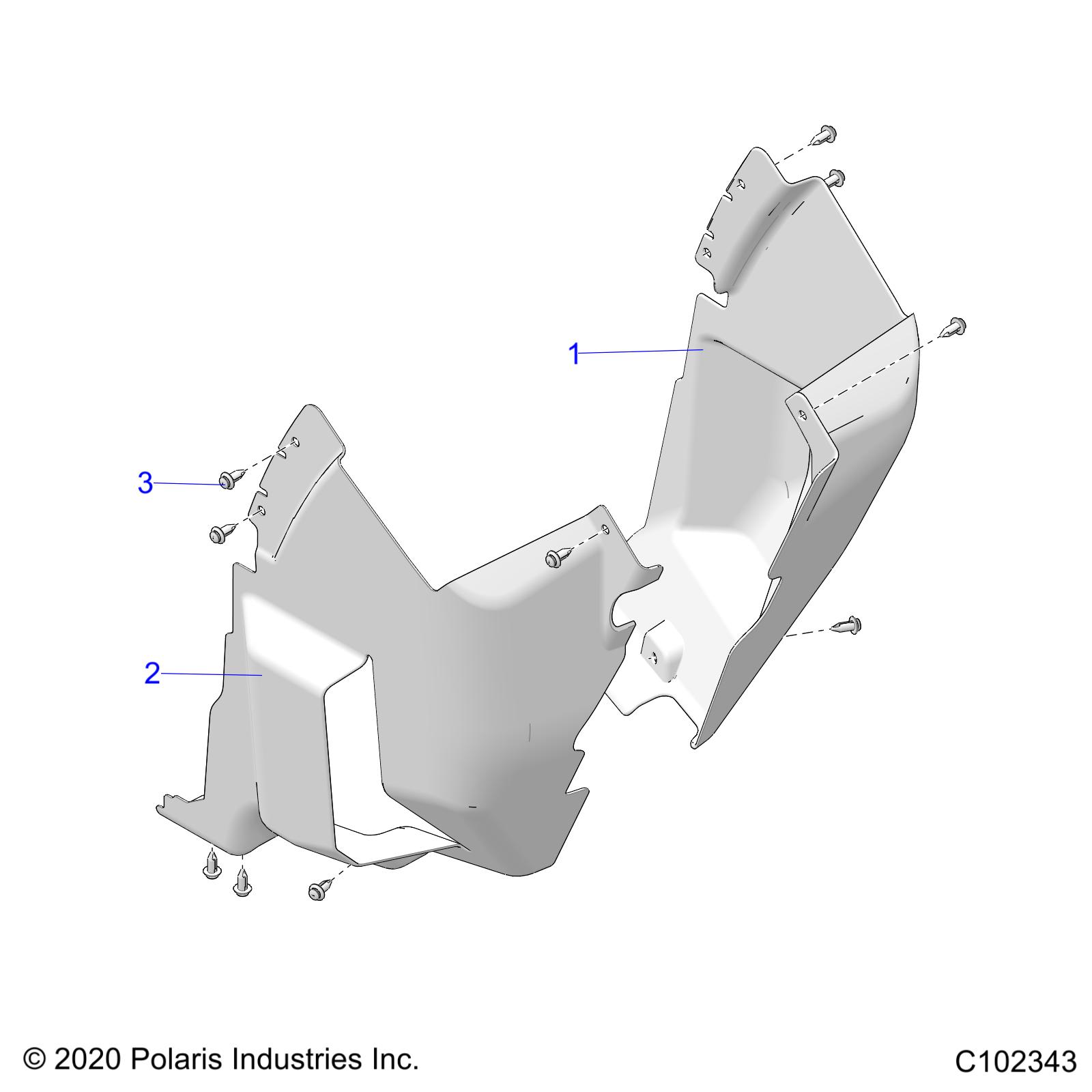 Foto diagrama Polaris que contem a peça 5453272-070