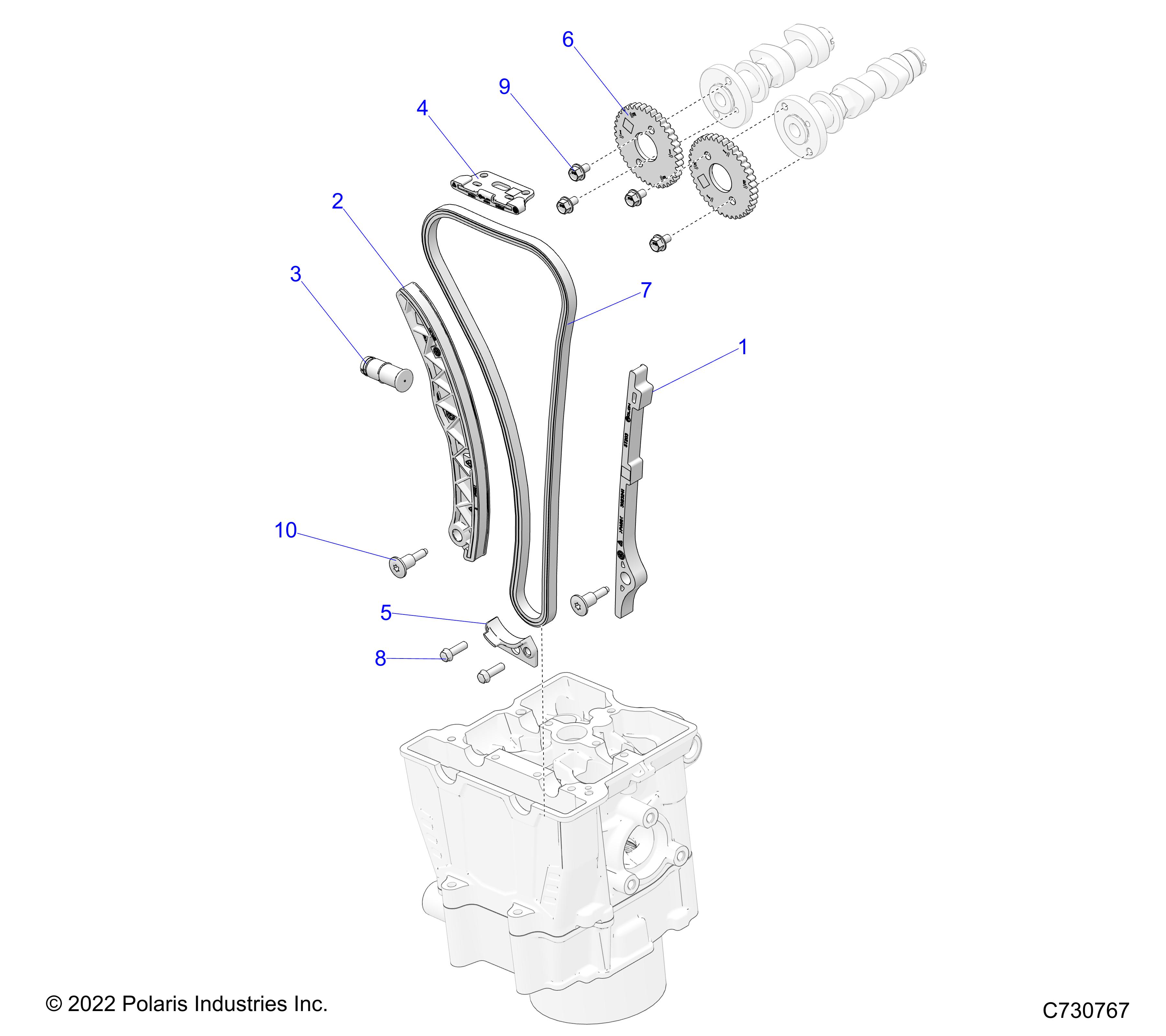 Part Number : 3024019 GUIDE-CAM DRIVE UPPER