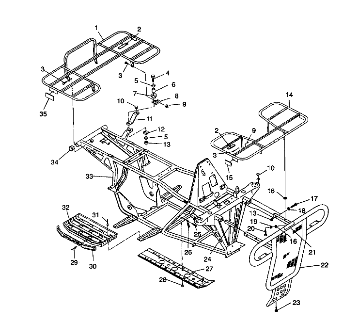 Part Number : 1040274 FOOTPAD LH (ATV)