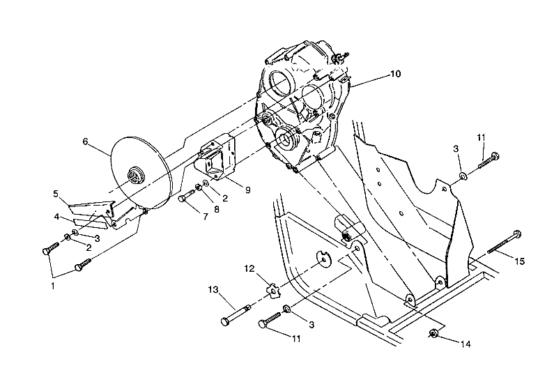 GEARCASE/BRAKE