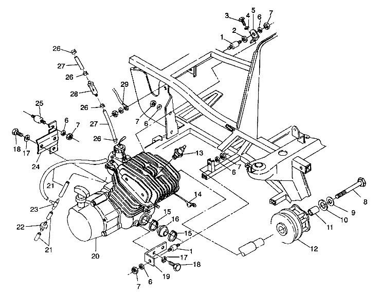 Part Number : 3110028 MOUNT  ENGINE