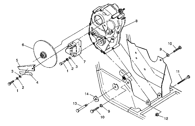 GEARCASE/BRAKE