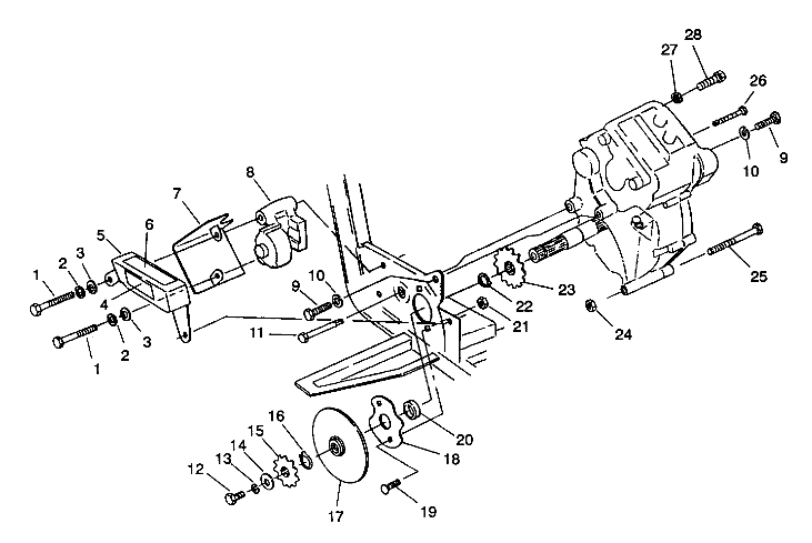 GEARCASE/BRAKE