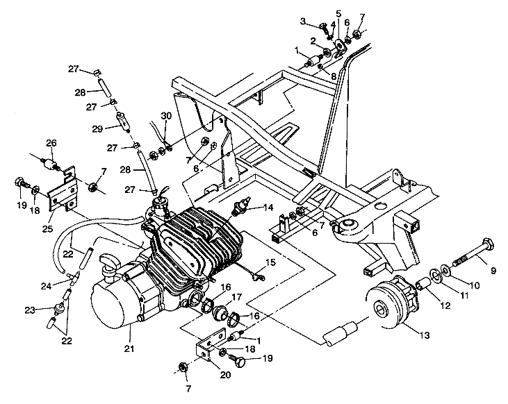 Part Number : 5220471-067 MOUNT  ENG. TOP