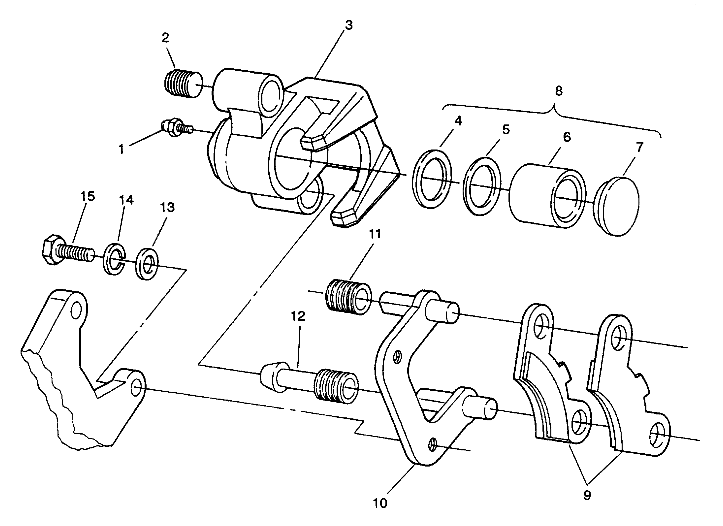 Part Number : 1910074 CALIPER ASM LH BRAKE