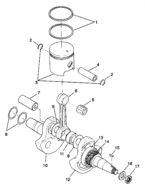 Part Number : 3081543 KEY WOODRUFF