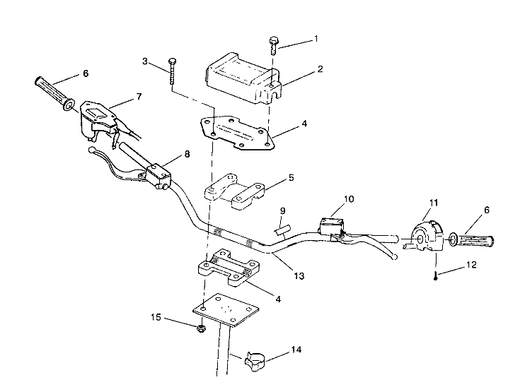 Part Number : 5630187-067 HANDLEBAR BLOCK  MEDIUM GLOSS