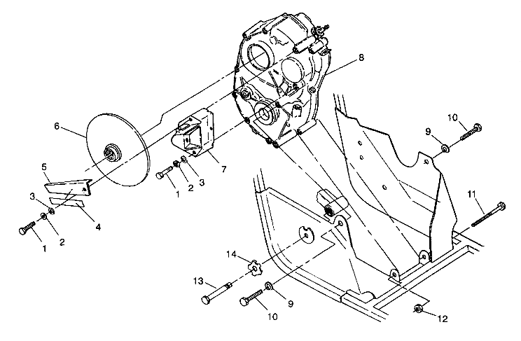 GEARCASE/BRAKE