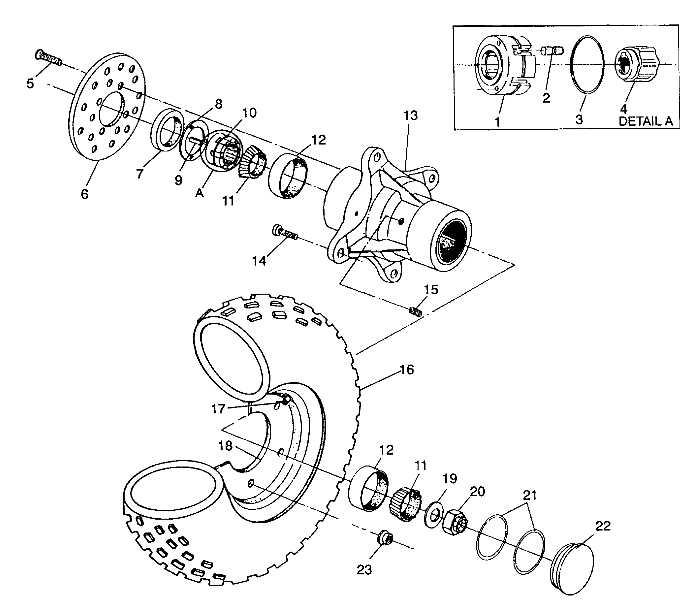 Part Number : 3610019 HUB SEAL  FRONT
