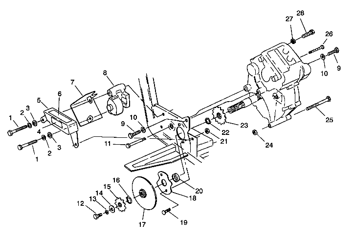 GEARCASE/BRAKE