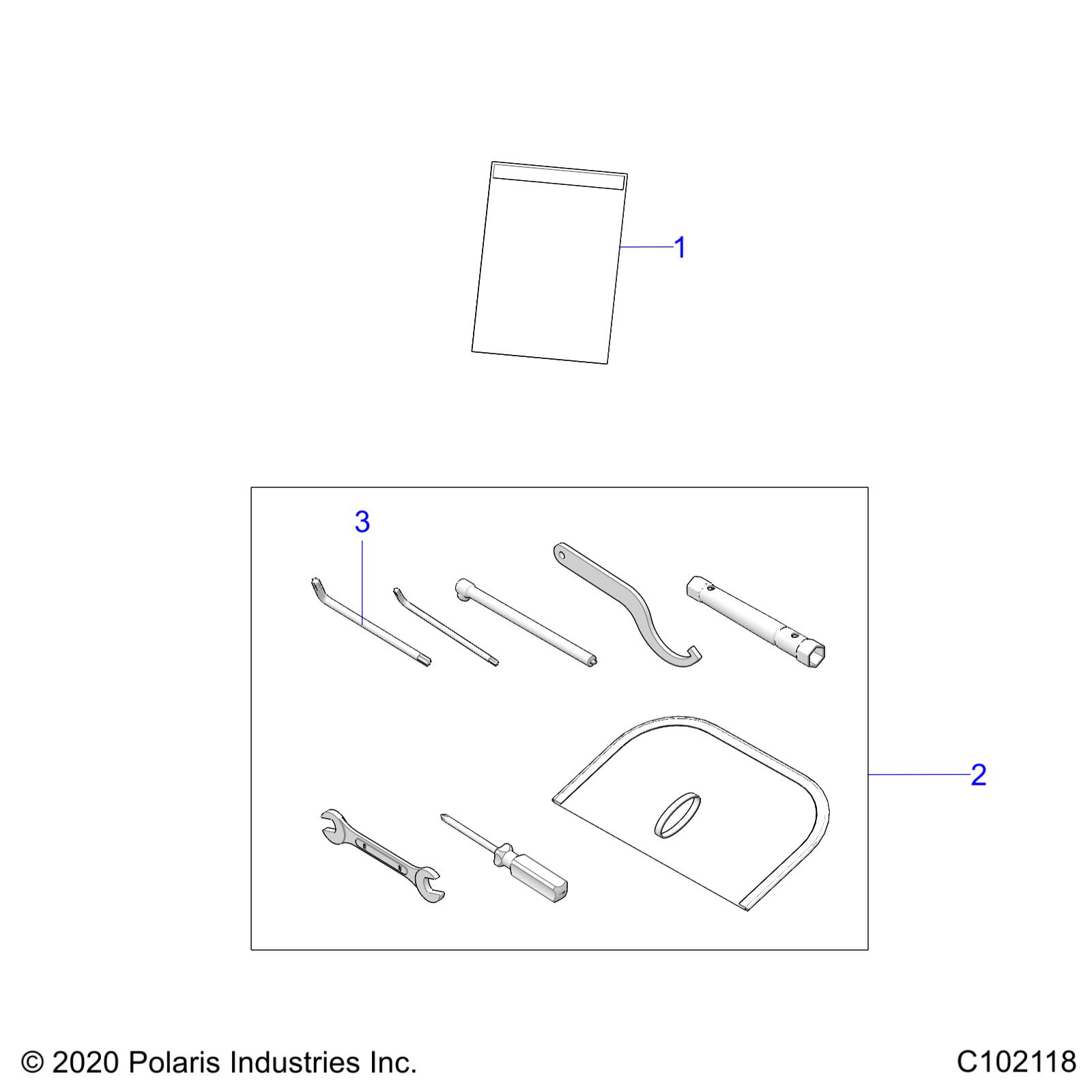 Foto diagrama Polaris que contem a peça 2879339