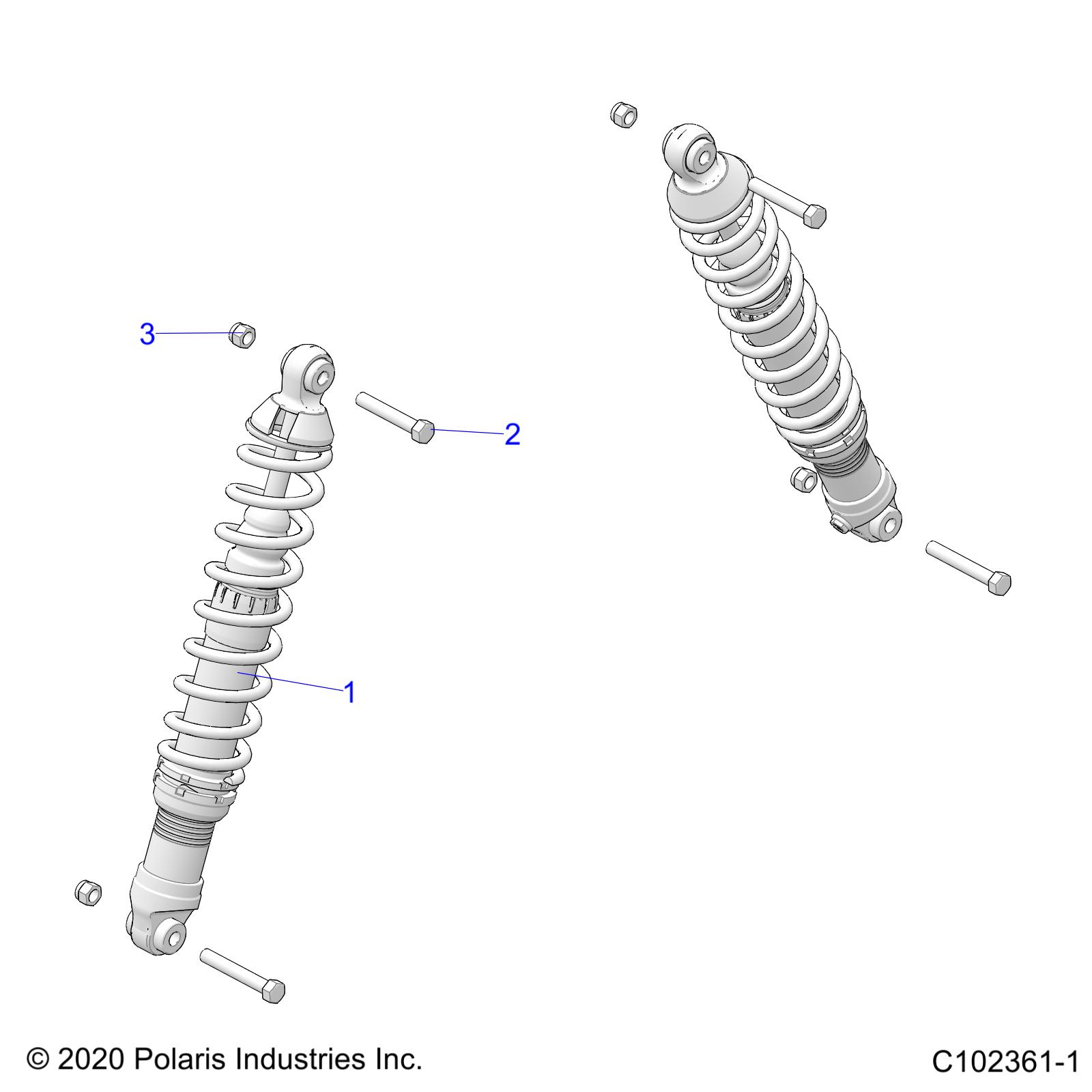 Part Number : 1544534 ASM-SHOCK FR PB942 OHLS YELLOW