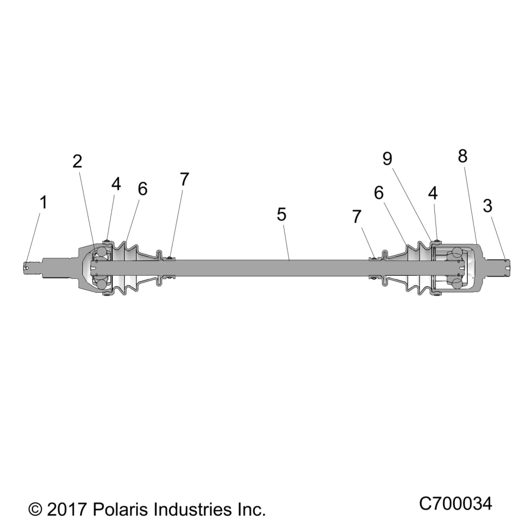 Part Number : 3235152 SHAFT  23.5