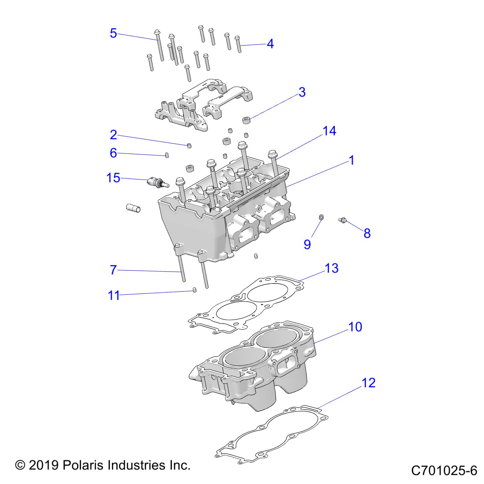 Part Number : 3022798 HEAD CYLINDER ASSEMBLY