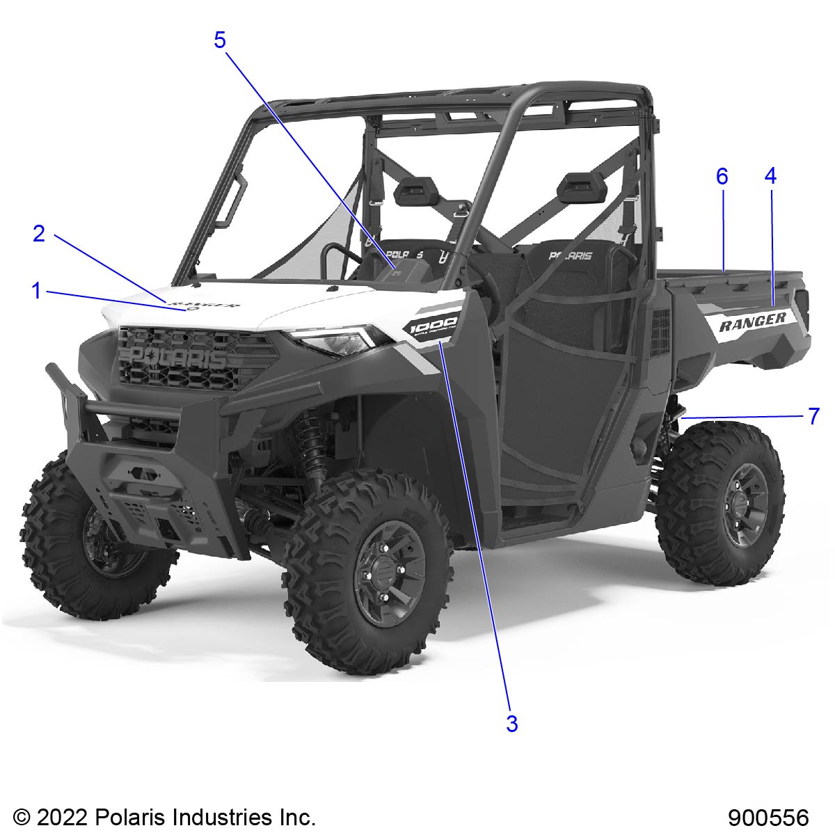 Part Number : 7183974 DECAL-HITCH EU RANGER