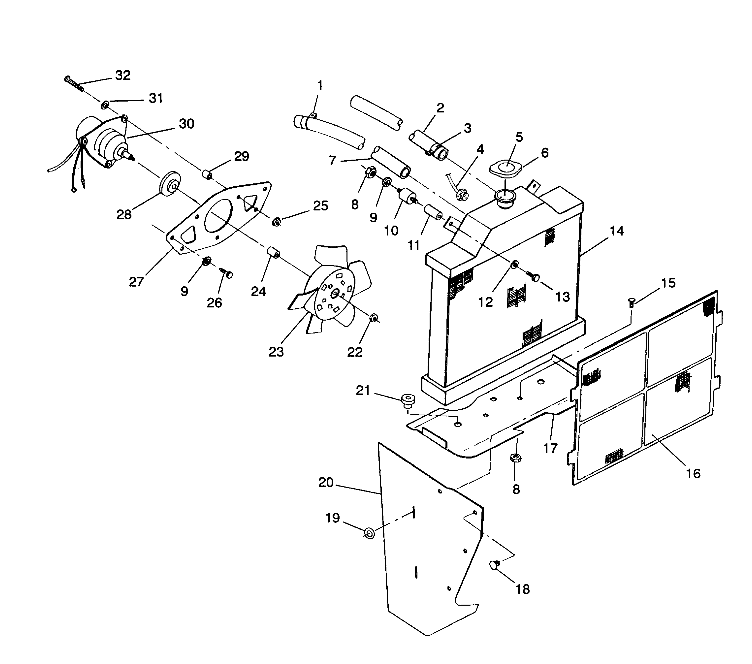 Part Number : 5410584 RADIATOR MOUNT BUSHING  LOWER