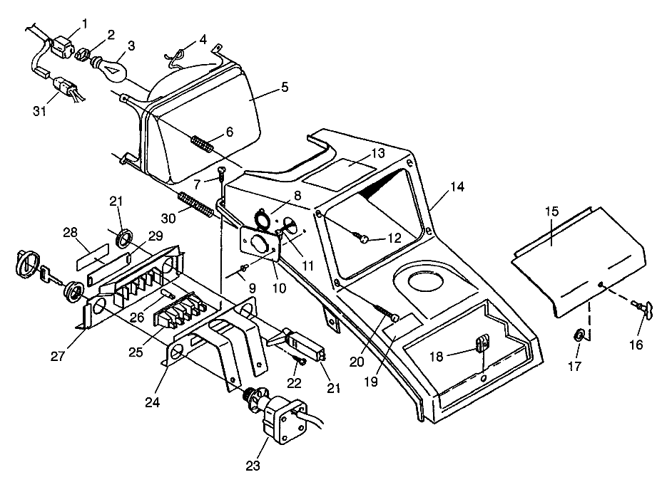 Part Number : 2460471 HARNESS 12V OUTLET