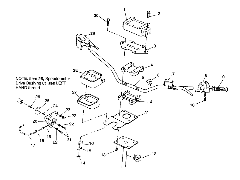 Part Number : 5410546 MOUNT  SPEEDOMETER