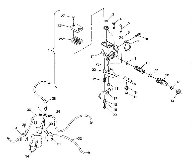 Part Number : 7512287 BOLT BRAKE LEVER