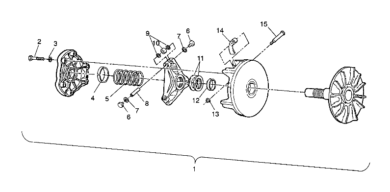 Part Number : 1321618 CLUTCH DRIVE ATV-05