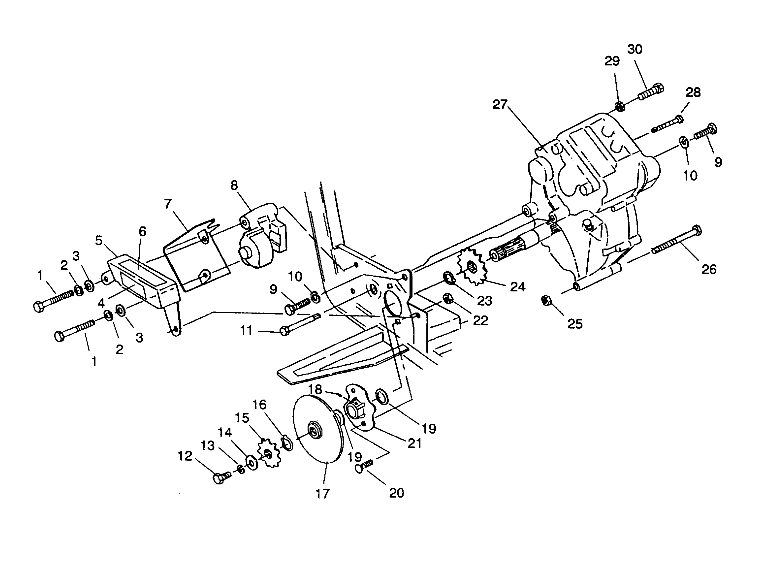 GEARCASE/BRAKE