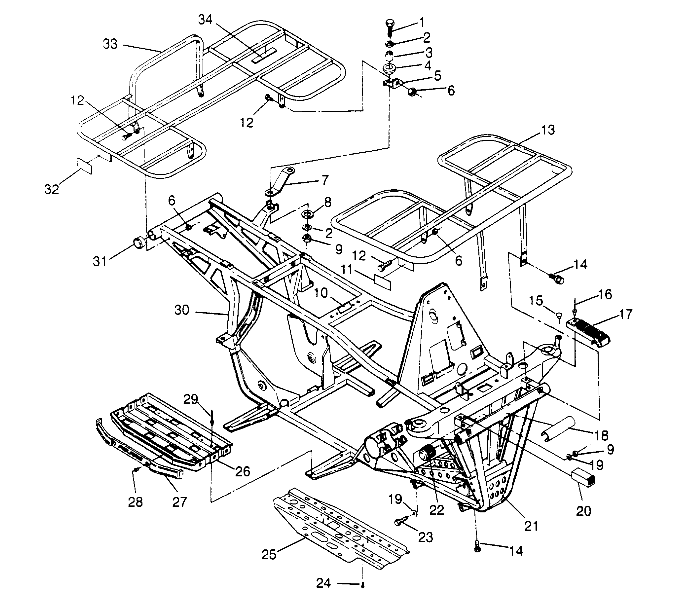 Part Number : 1040388-067 FRAME MAIN (300-4X4)