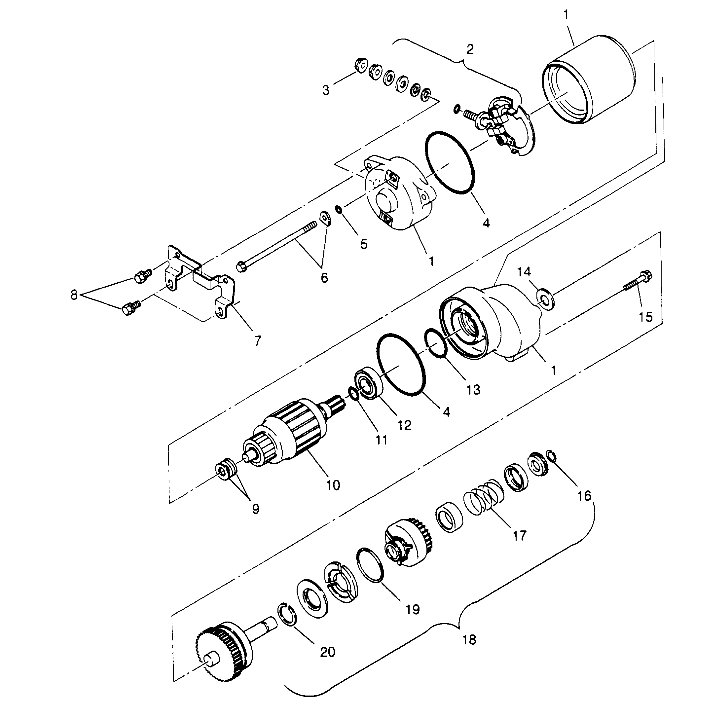 Part Number : 3084406 BRUSH COMPL.2-POLE