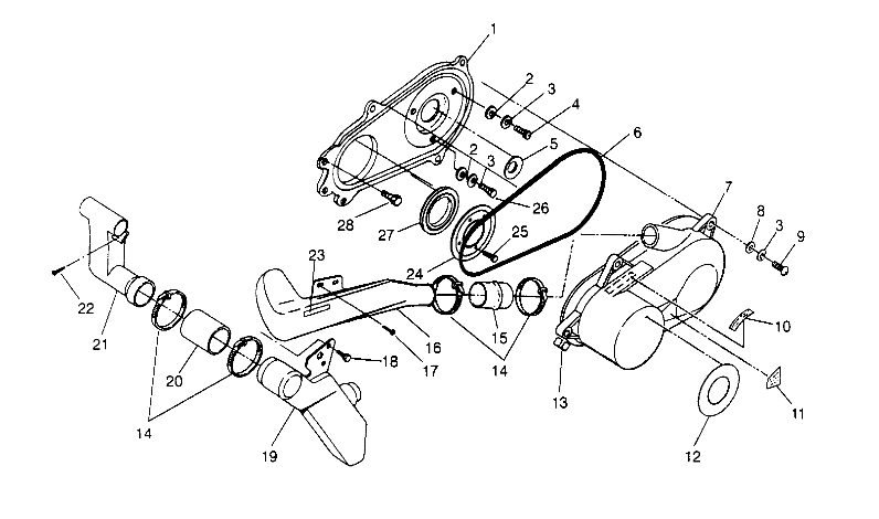 Part Number : 5431961 COVER CLUTCH FRONT