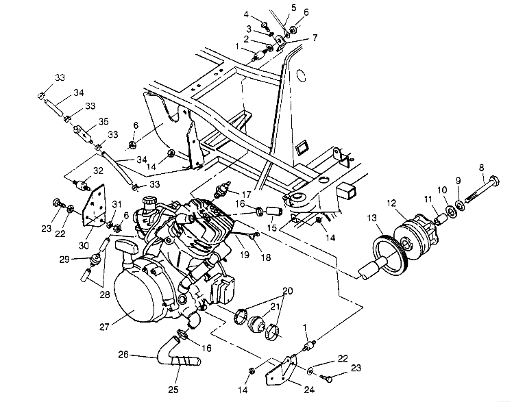 Part Number : 3110042 MOUNT RUBBER ENG.