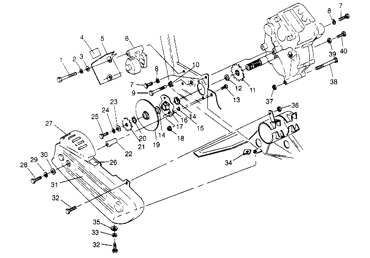 GEARCASE/BRAKE