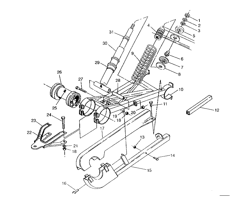 Part Number : 1580078 STRUT ASM REAR