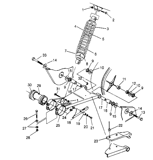 Part Number : 7041448 SHOCK  REAR