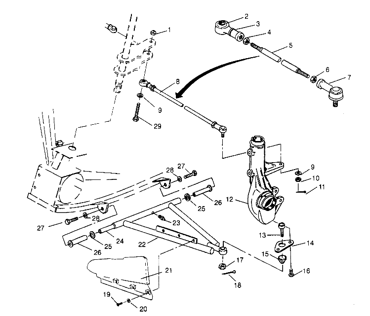 Part Number : 2200532 KIT A-FRAME RH