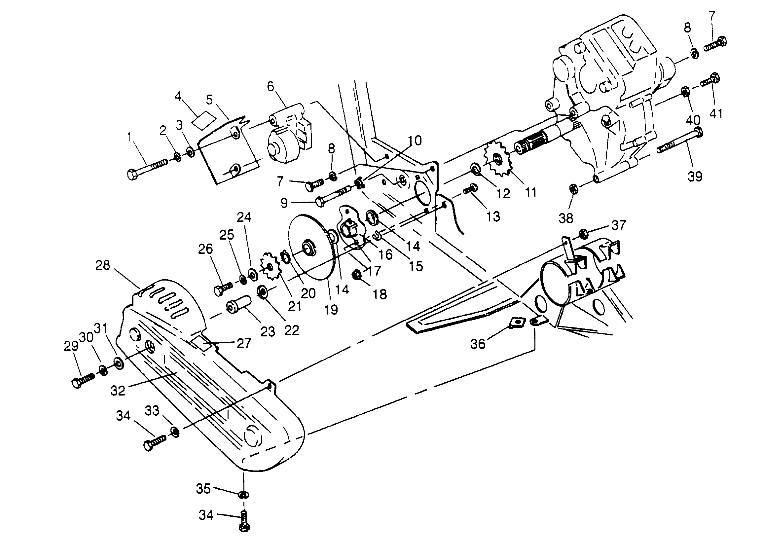 GEARCASE/BRAKE