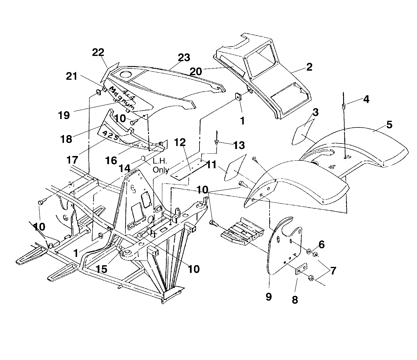 Part Number : 7074637 DECAL FUEL LEVER