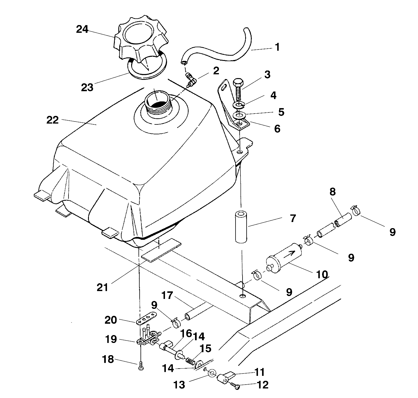 Part Number : 5222155-067 BRKT RH.R.FUELCOVER BLK.