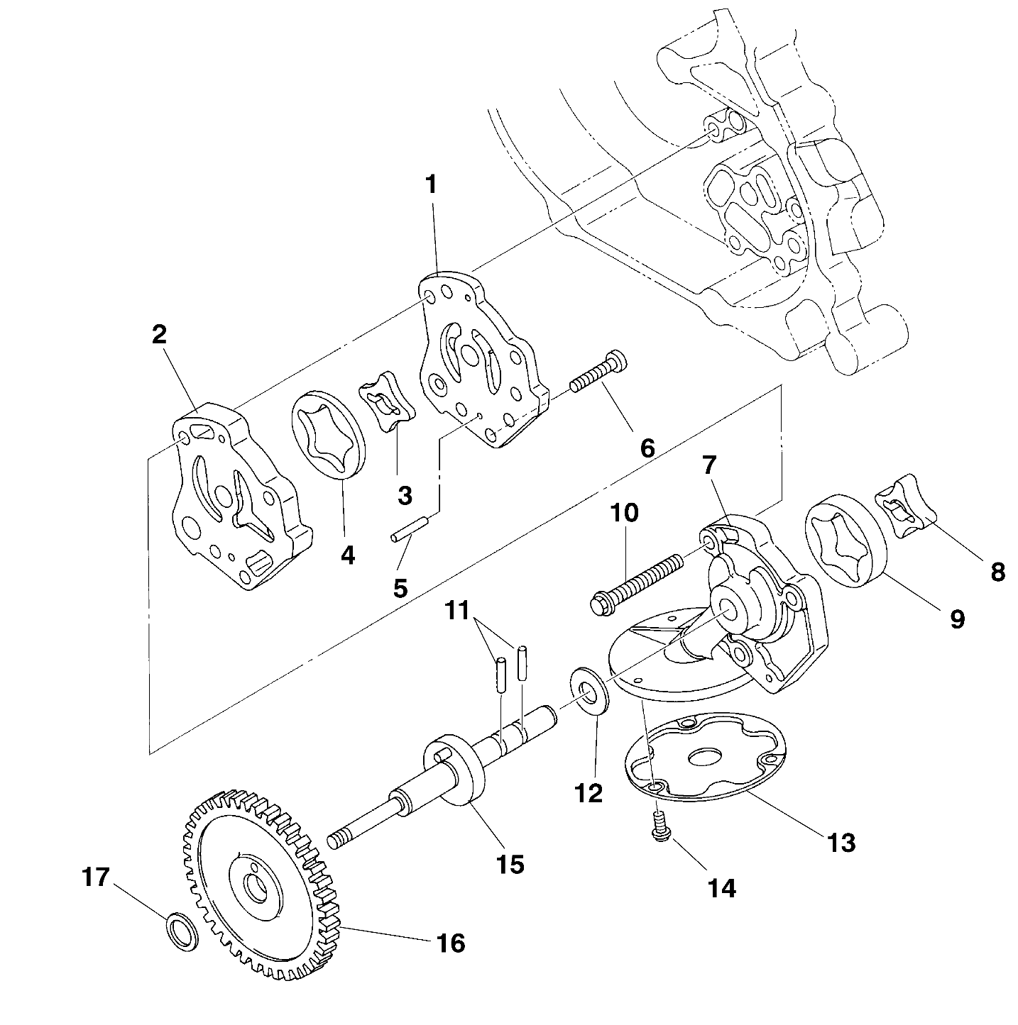 Part Number : 3084946 CASE #2 OILPUMP