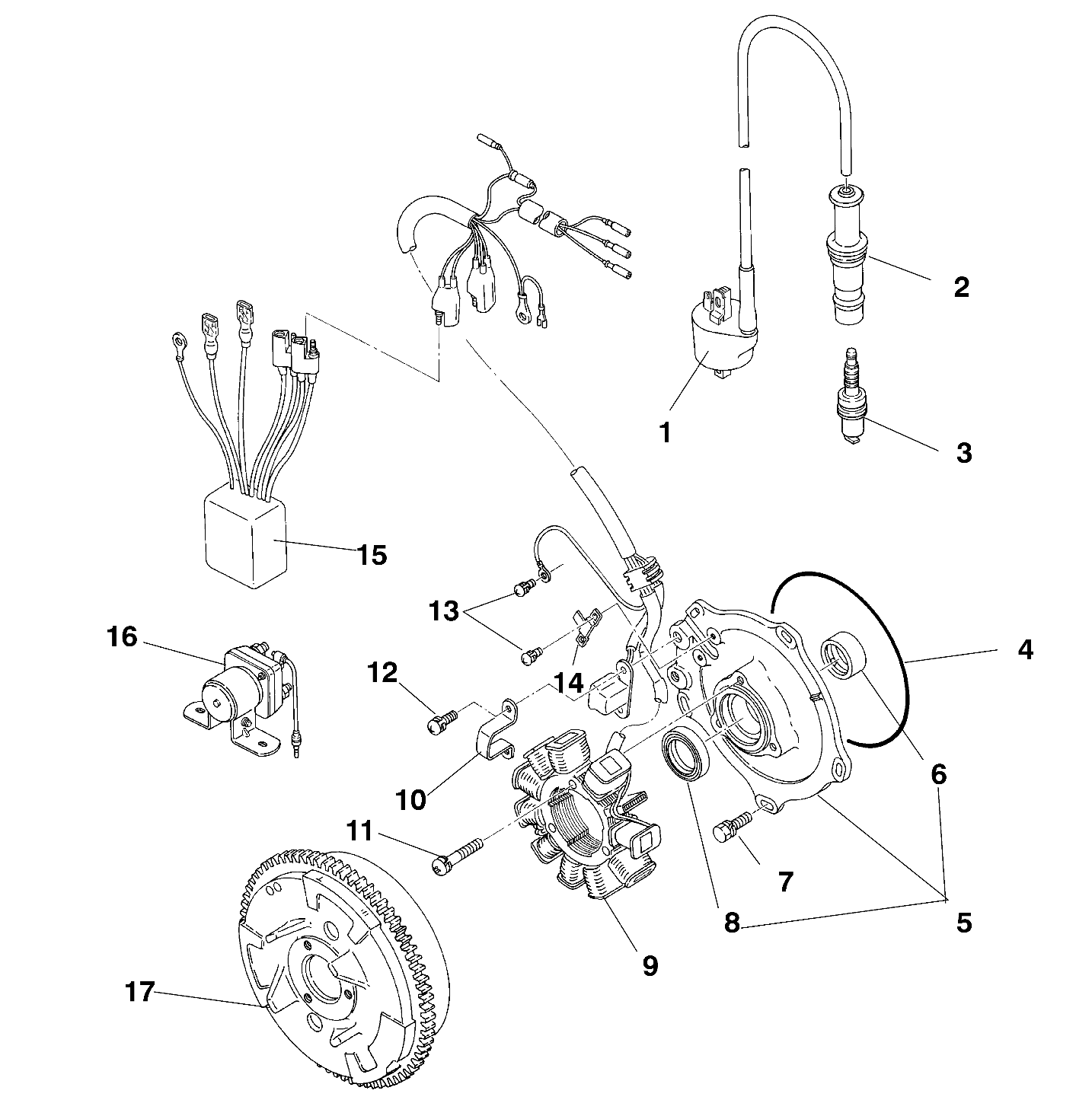 Part Number : 3081342 SCREW&WASHER ASM(10)