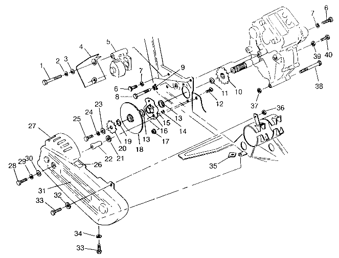 GEARCASE/BRAKE