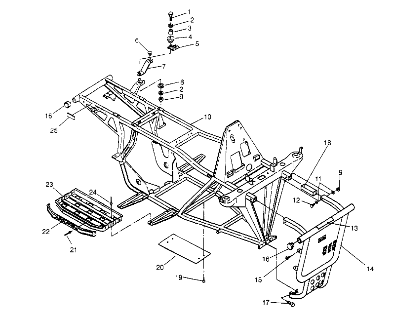 Part Number : 1040366-067 FRAME (SPORT)