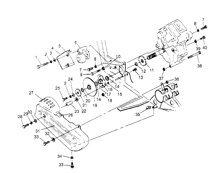 GEARCASE/BRAKE