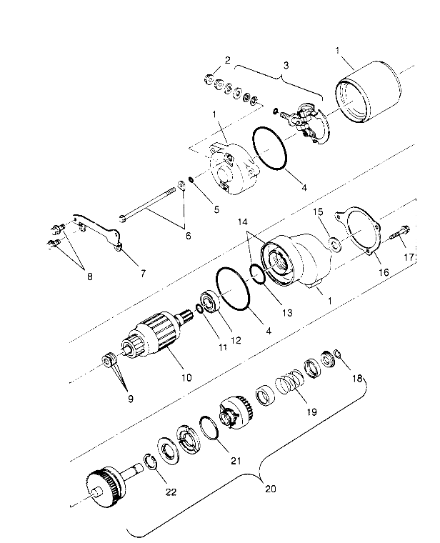 Part Number : 3085032 COVER REAR STARTER